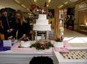 3 TIER WITH SIDE CAKES AND FOUNTAIN